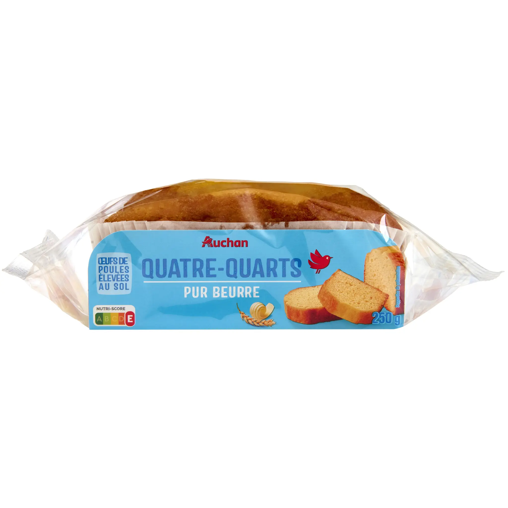 AUCHAN Quatre quarts pur beurre