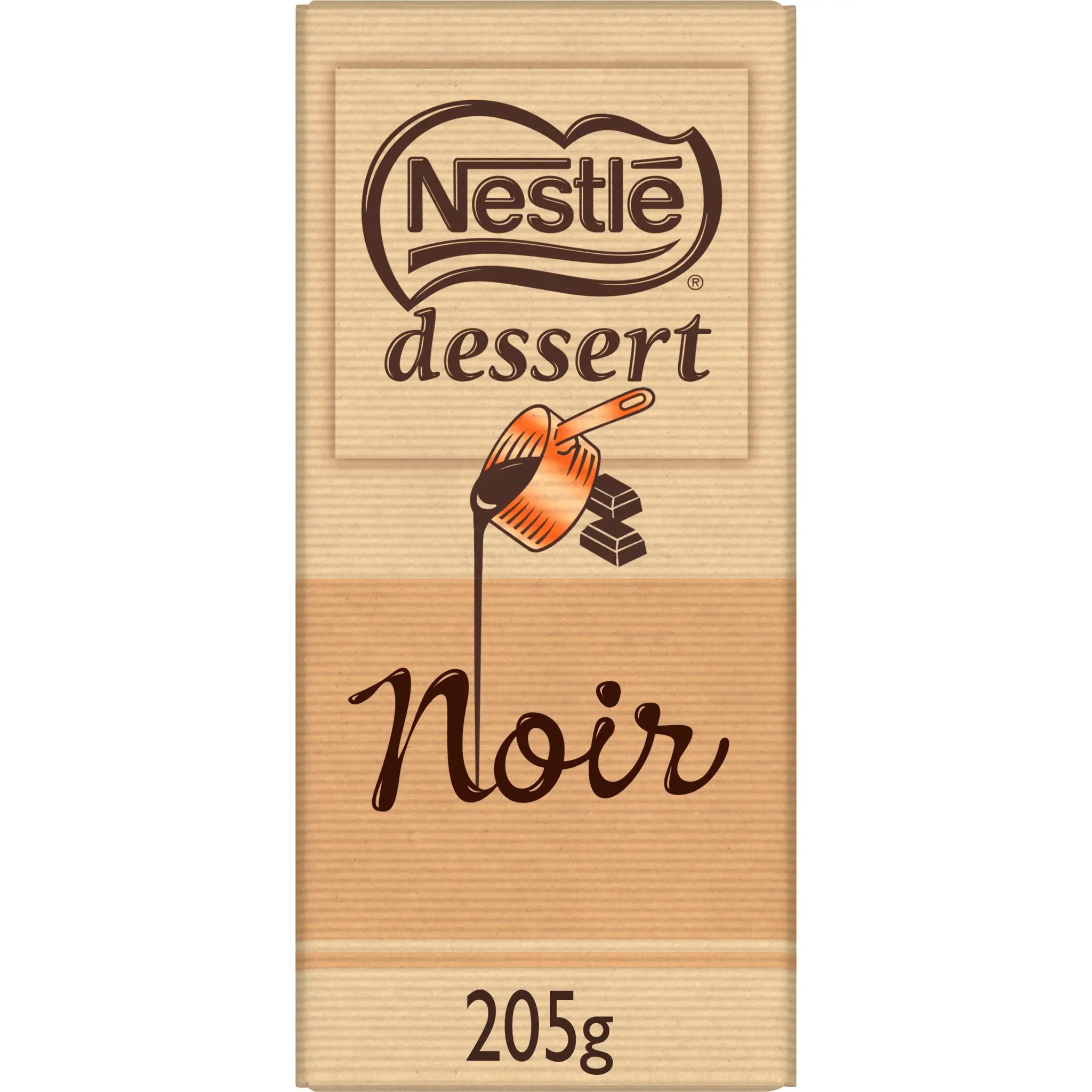 NESTLE DESSERT Tablette de chocolat noir pâtissier