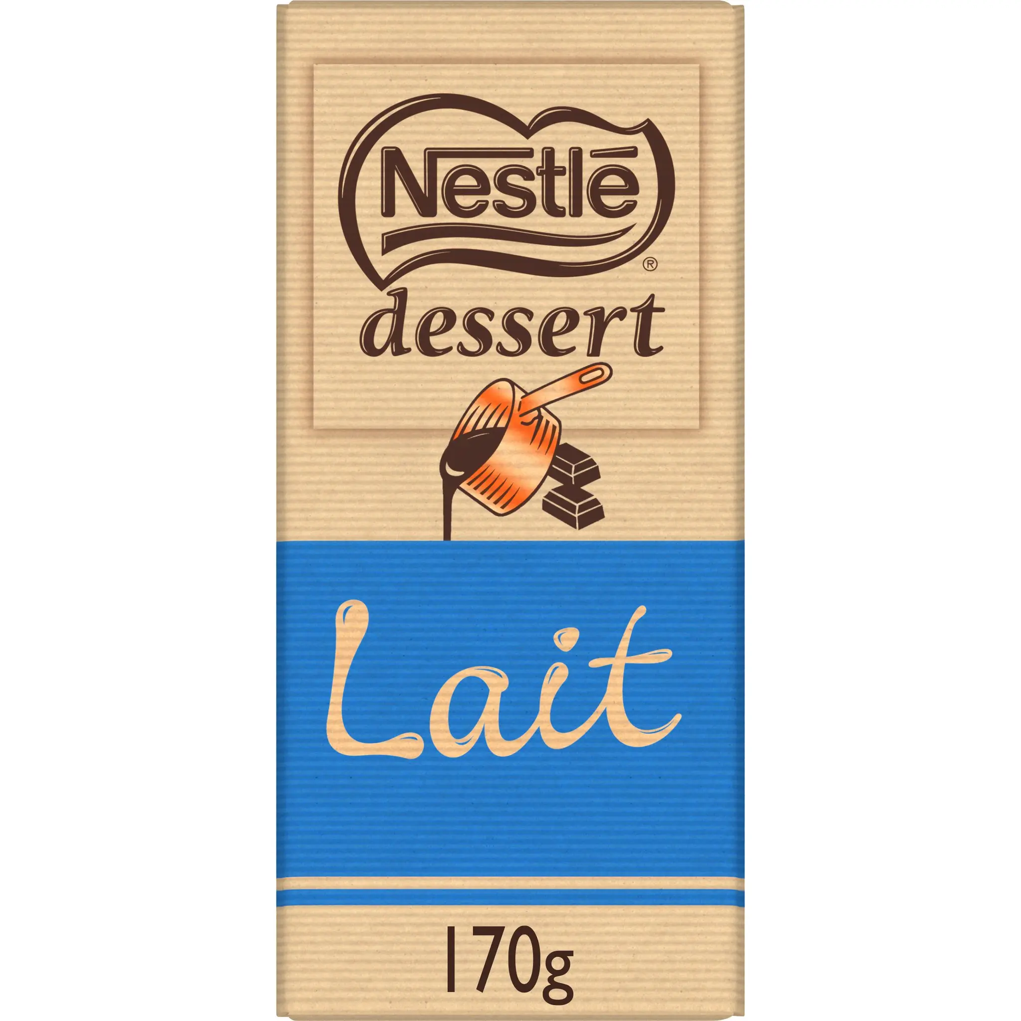 NESTLE DESSERT Tablette de chocolat au lait pâtissier
