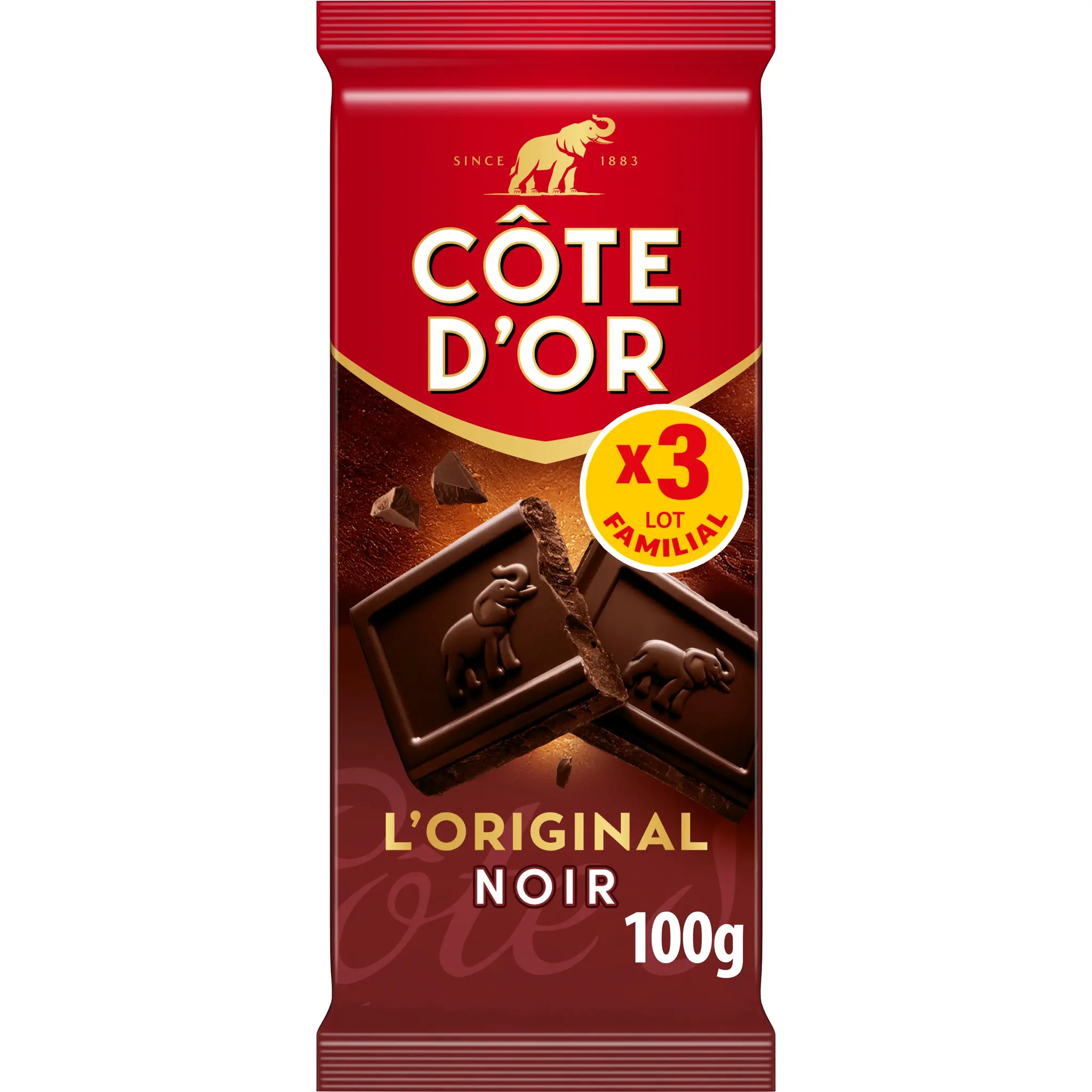 COTE D'OR L'Original Tablette de chocolat noir