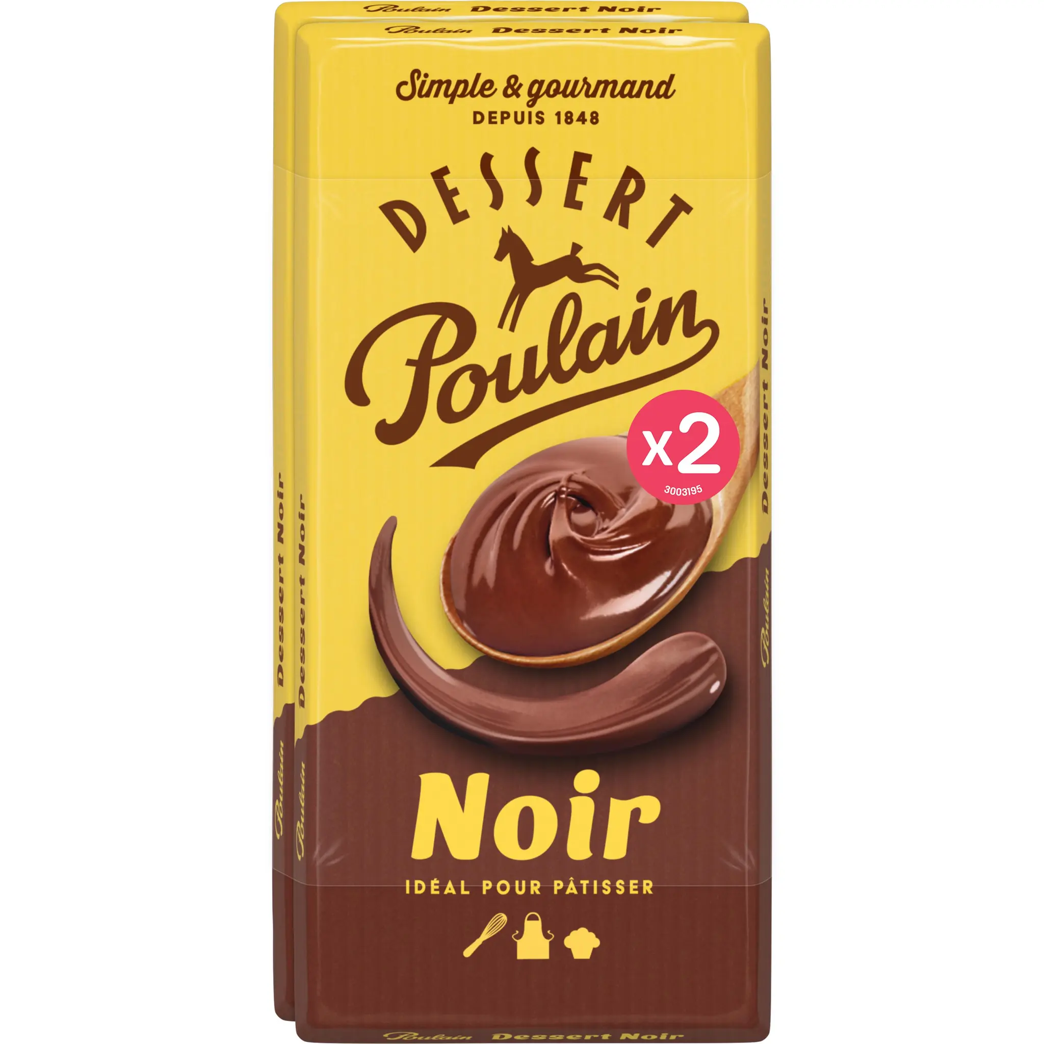 POULAIN Tablette de chocolat noir dessert