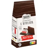 NESTLE Les Recettes de l'Atelier carrés de chocolat noir 70%
