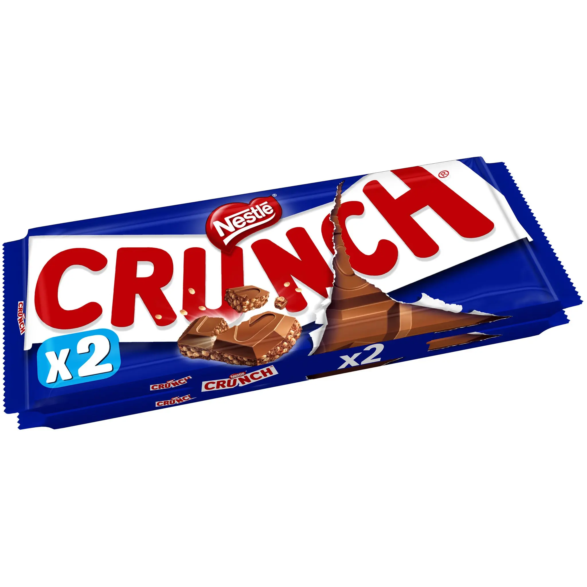 CRUNCH Tablette de chocolat au lait et riz croustillant
