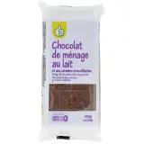 POUCE Tablette de chocolat au lait et céréales croustillantes