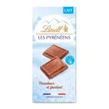 LINDT Les Pyrénéens Tablette de chocolat au lait