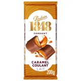 POULAIN 1848 Tablette de chocolat au lait avec une garniture crémeuse au caramel