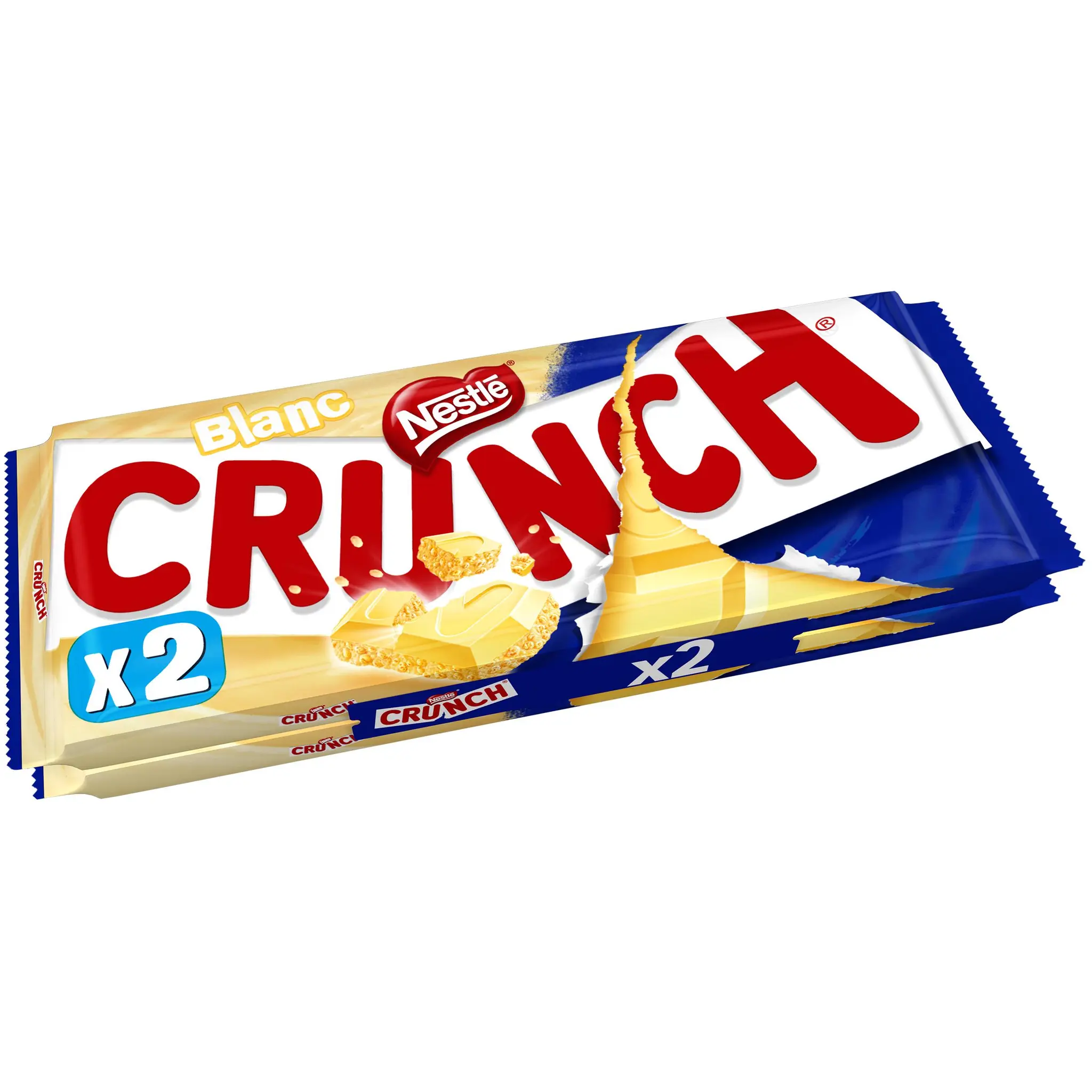 CRUNCH Tablette de chocolat blanc