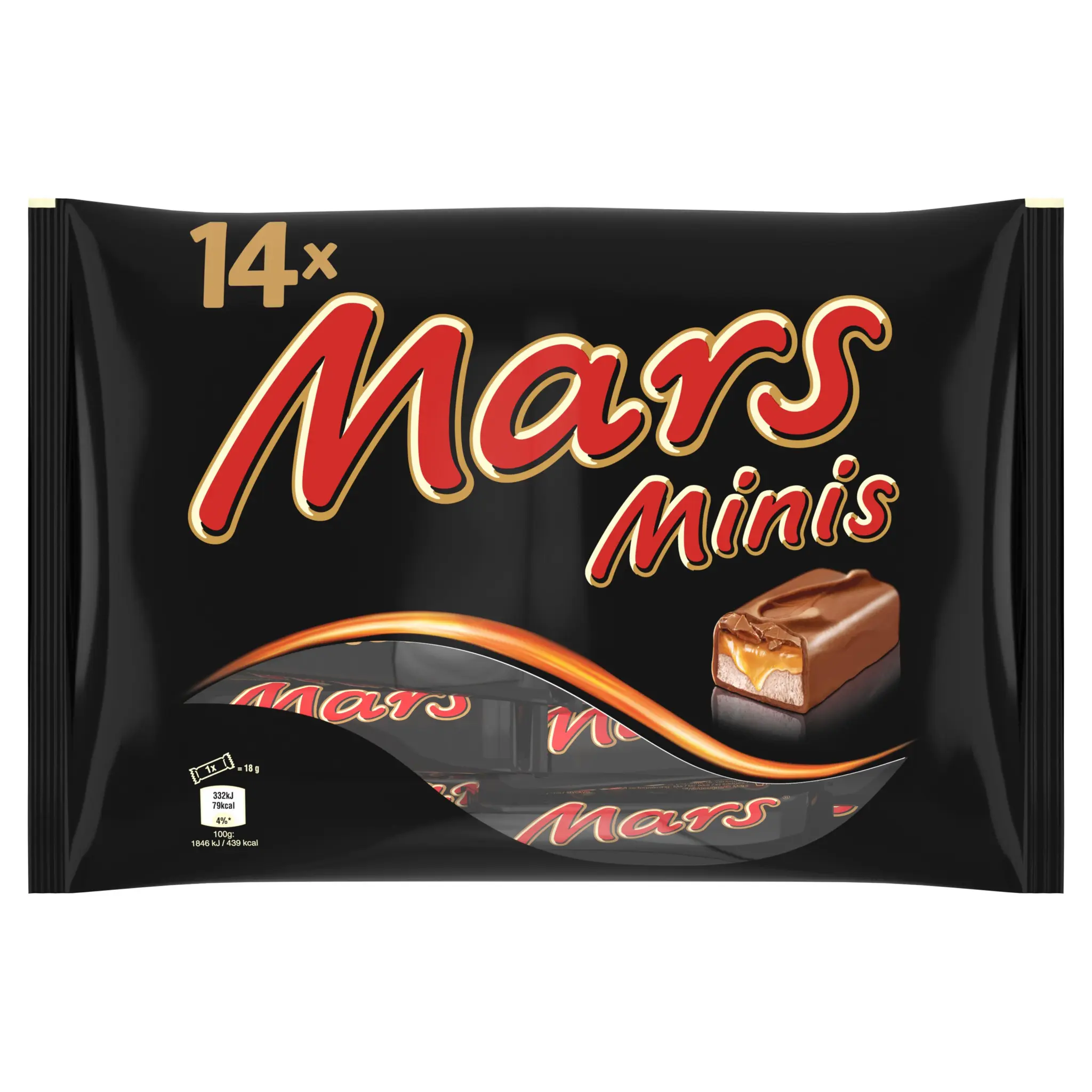 MARS Mini barres chocolatées au caramel