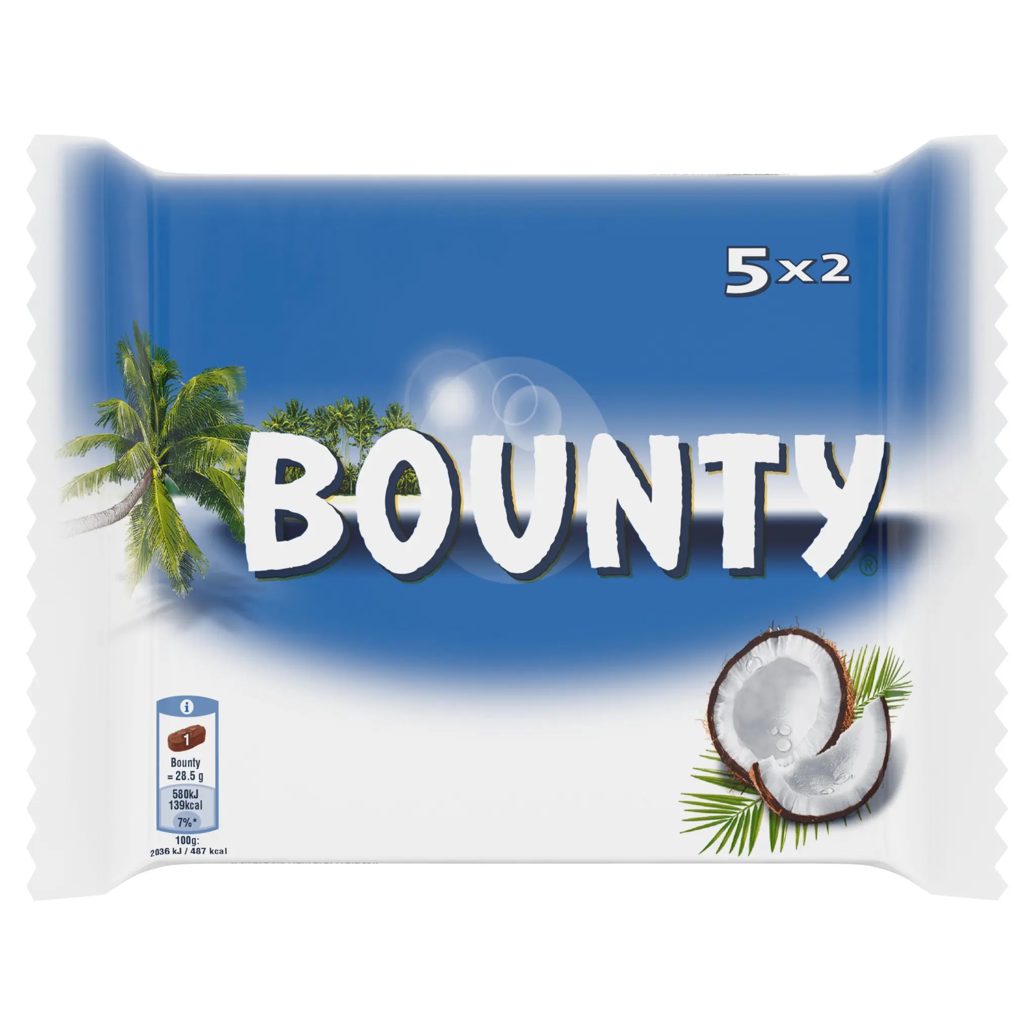 BOUNTY Barres chocolatées à la noix de coco