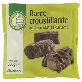 POUCE Barre croustillante au chocolat et caramel