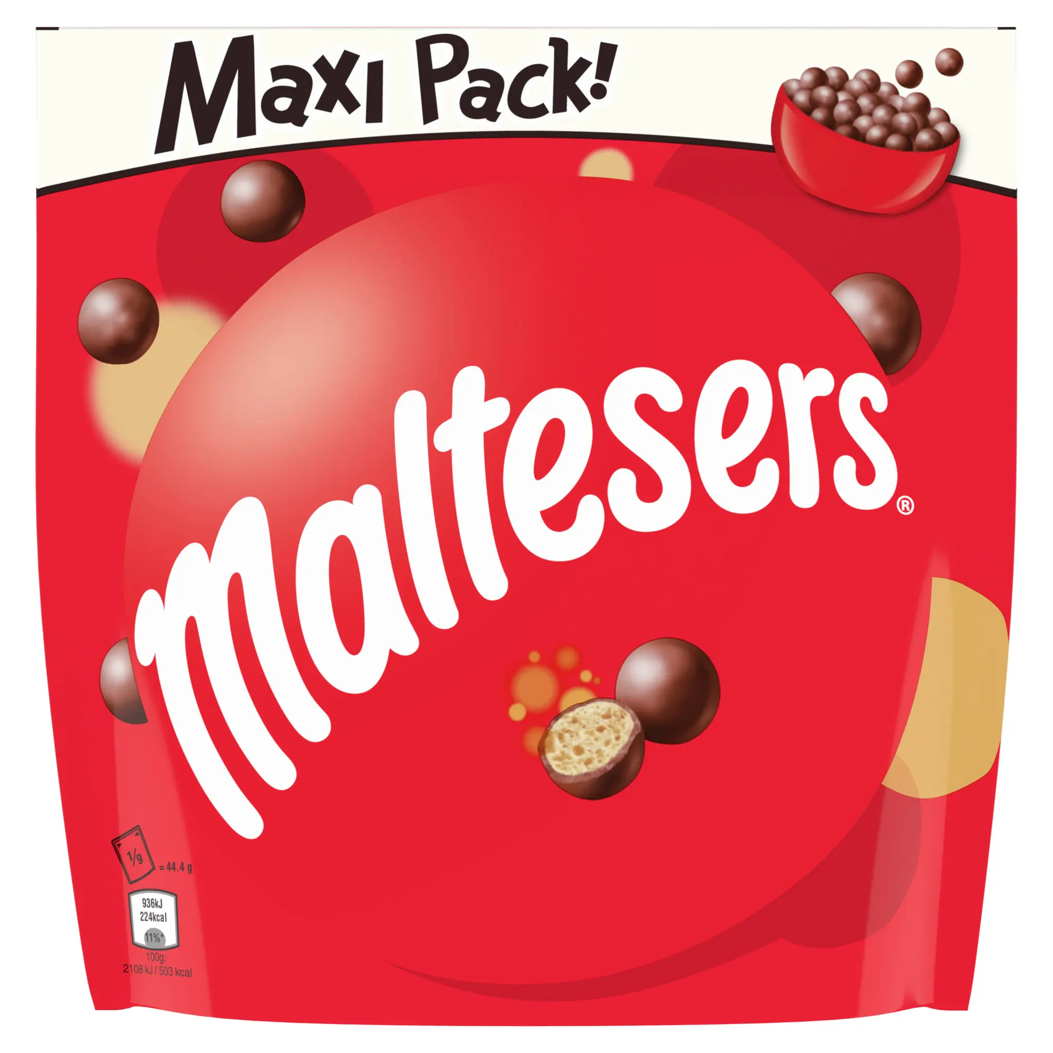 MALTESERS Billes croquantes enrobées de chocolat au lait