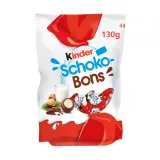 KINDER Schokobons oeufs de chocolat fourrés au lait et éclats de noisettes