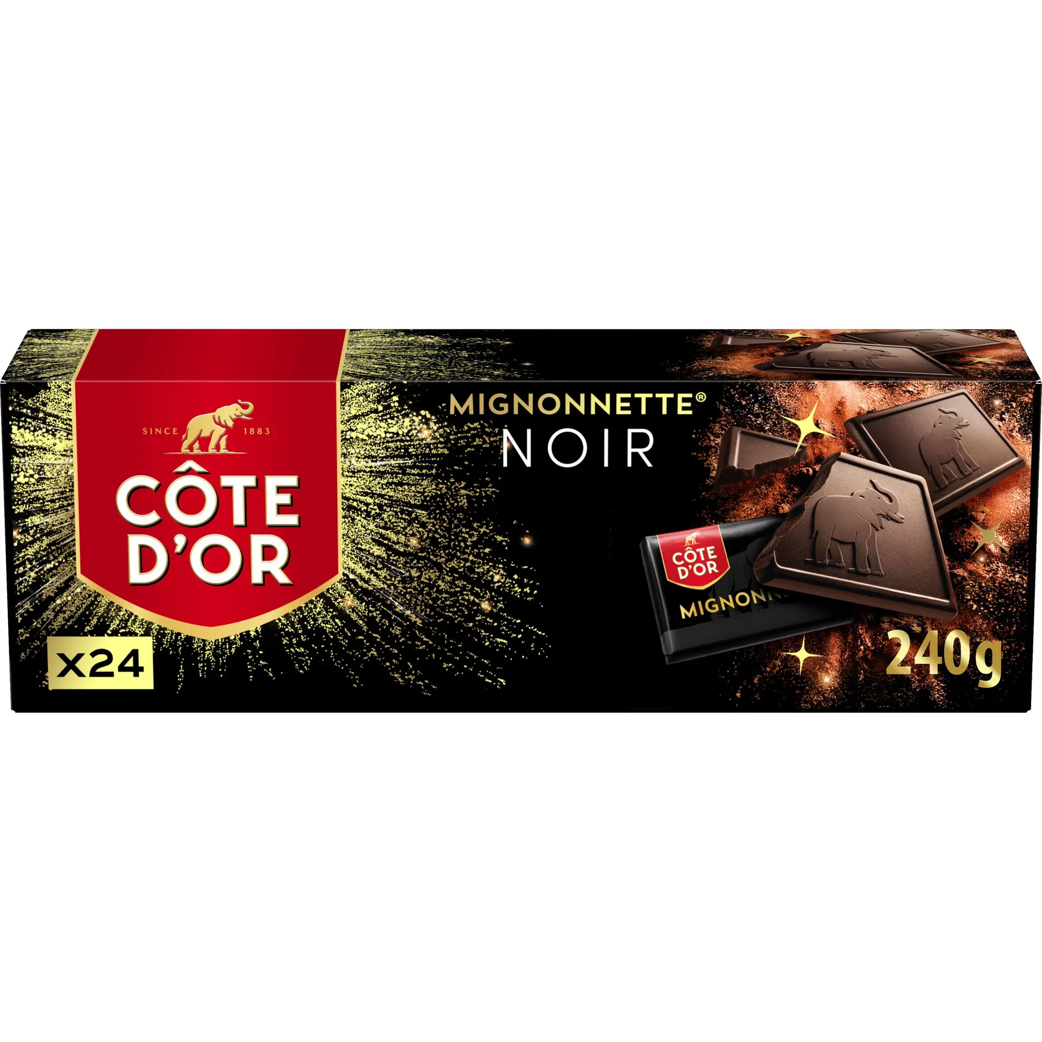 COTE D'OR Mignonnettes de chocolat noir intense