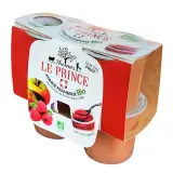THOMAS LE PRINCE Coupelles purée pomme framboise bio