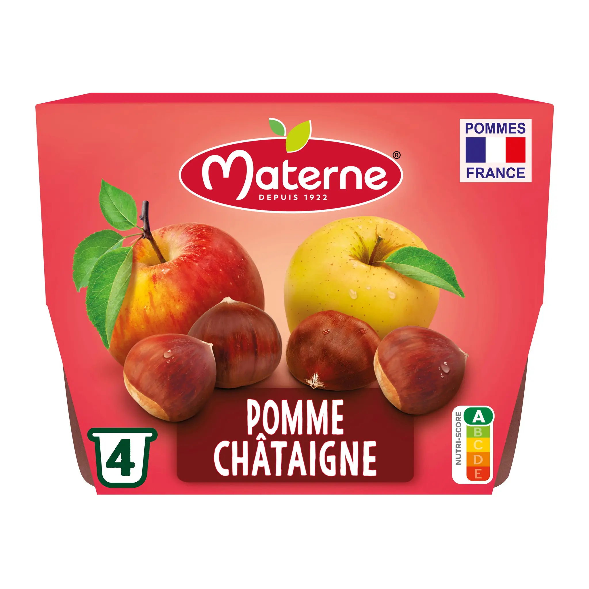 MATERNE Coupelles pomme chataigne