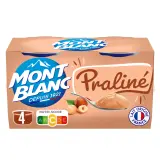 MONT BLANC Crème dessert saveur praliné