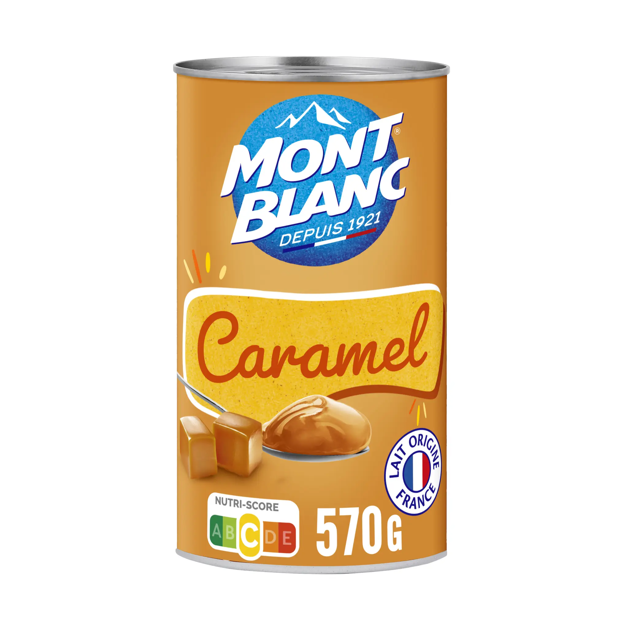 MONT BLANC Crème dessert saveur caramel