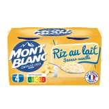 MONT BLANC Riz au lait saveur vanille
