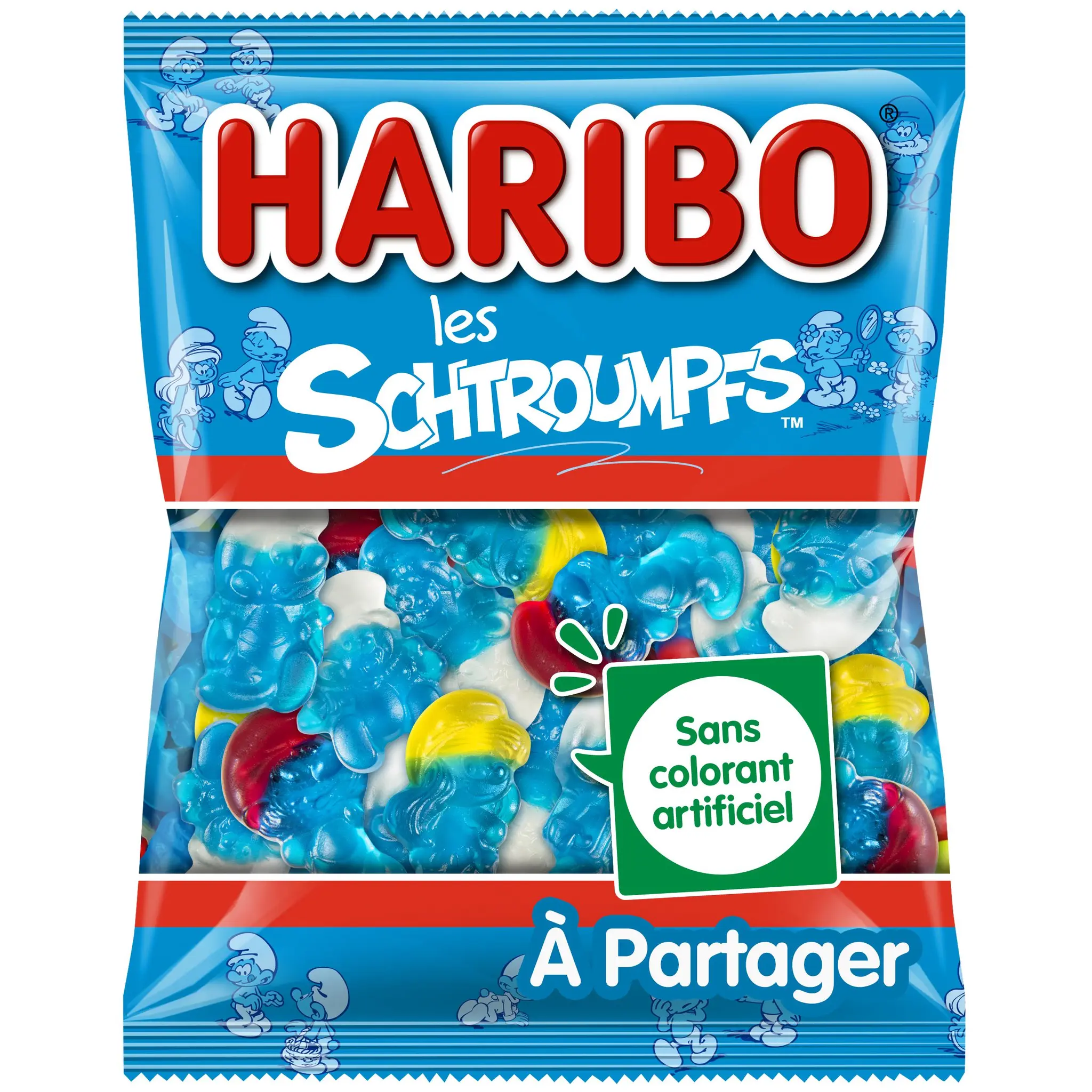 HARIBO Bonbons gélifiés Schtroumpfs
