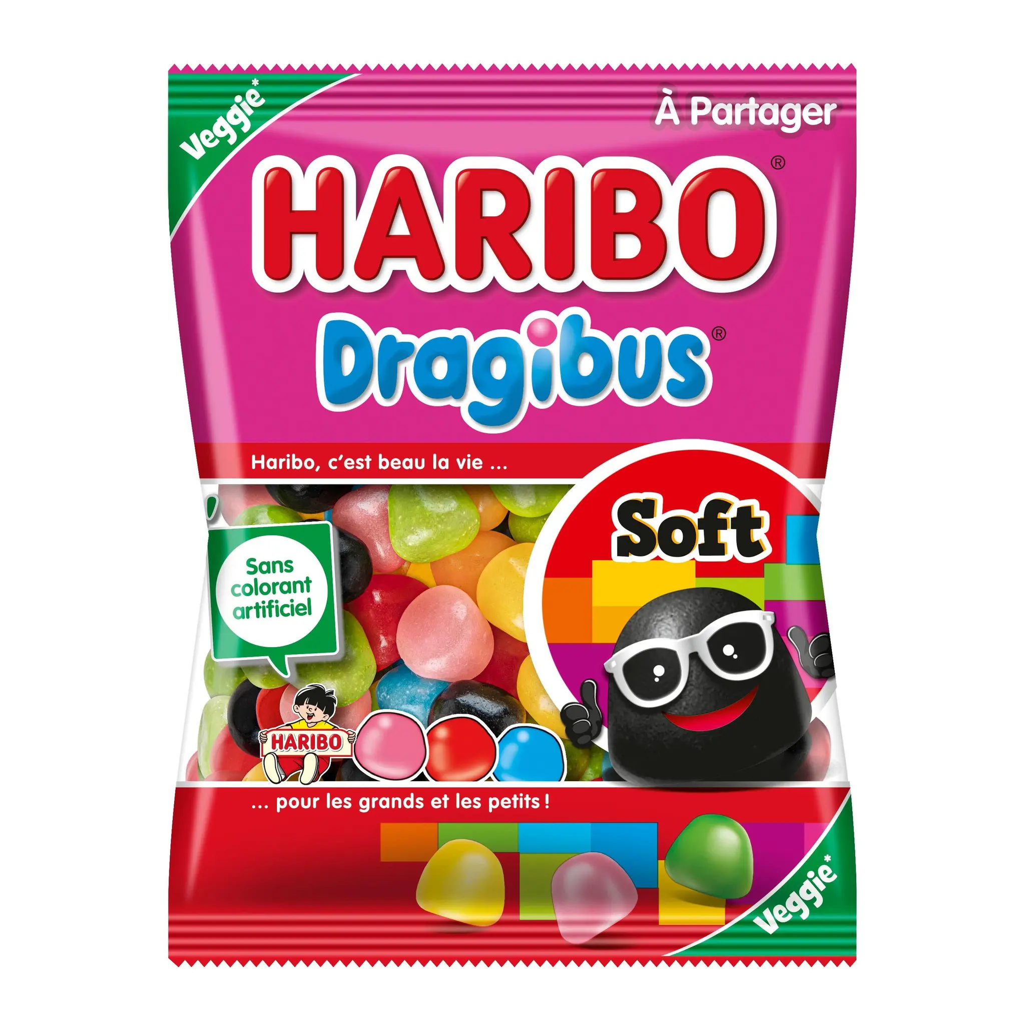 HARIBO Dragibus soft Bonbons végétariens