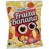 AUCHAN Fraiza banana bonbons gélifiés