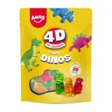 AMOS Bonbons gélifiés kids Dinos au goût de fruits