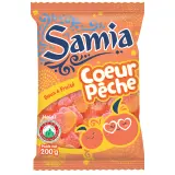 SAMIA Bonbons gélifiés halal coeurs de pêche