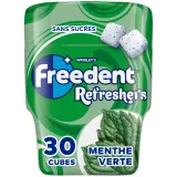 FREEDENT Chewing-gum sans sucres gouts menthe verte