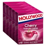 HOLLYWOOD Chewing-gums parfum cerise sans sucres