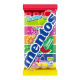 MENTOS Bonbons tendres dragéifiés rainbow 2 parfums