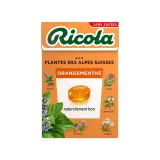 RICOLA Bonbons Suisses aux plantes sans sucres orange menthe