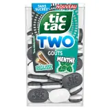 TIC TAC Pastilles goût réglisse et menthe sans sucres
