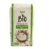 AUCHAN BIO Farine de blé multi usage T65