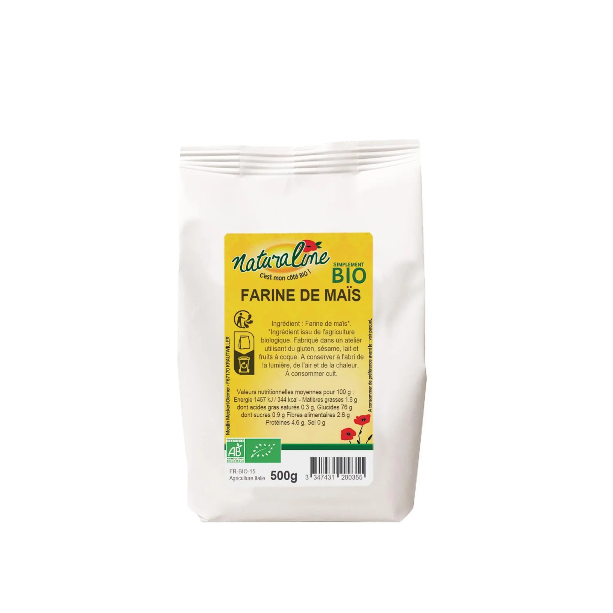 NATURALINE Farine de maïs bio
