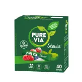 PURE VIA Sticks d'édulcorants à la stévia