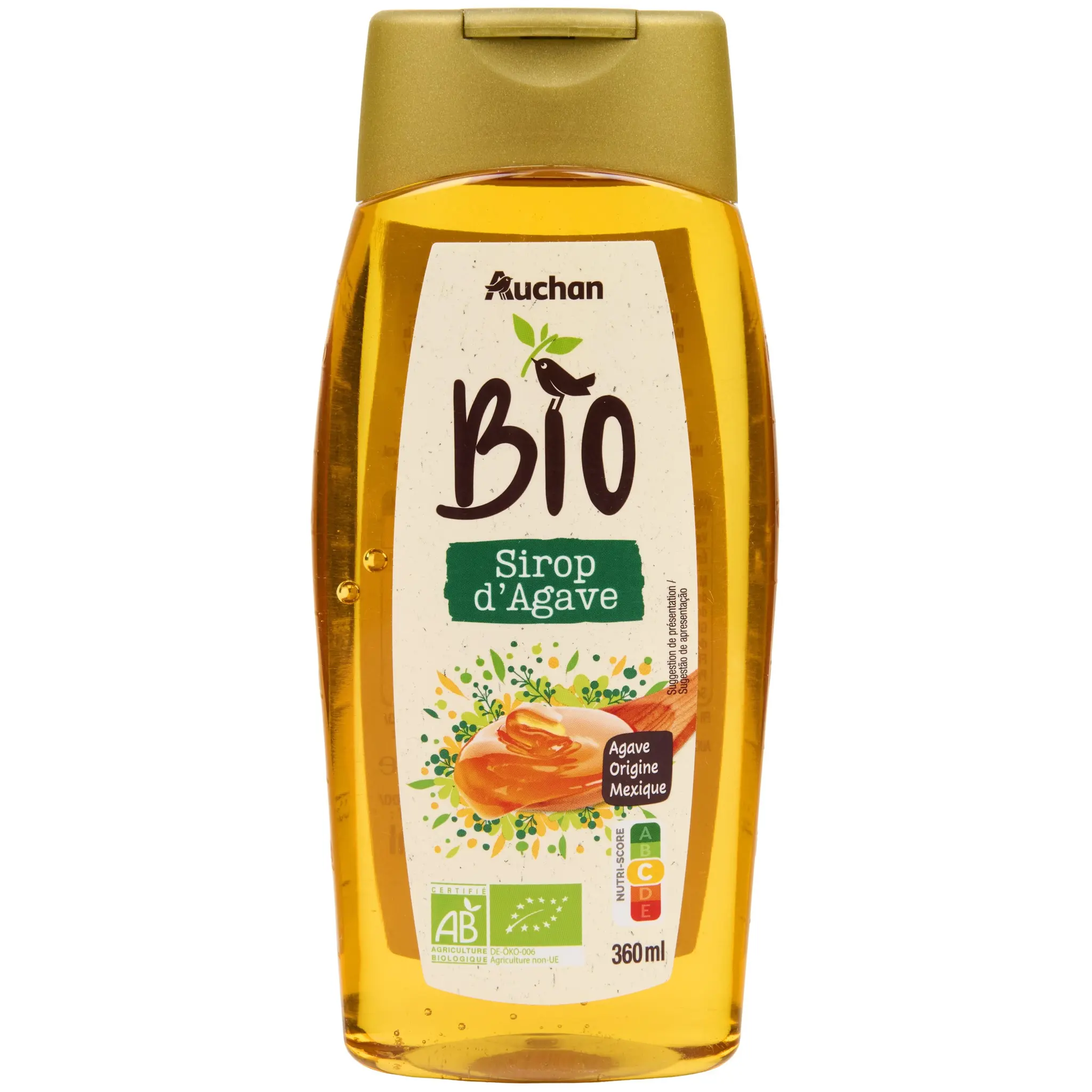 AUCHAN BIO Sirop d'agave