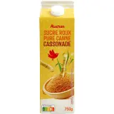 AUCHAN Sucre roux pure canne cassonade