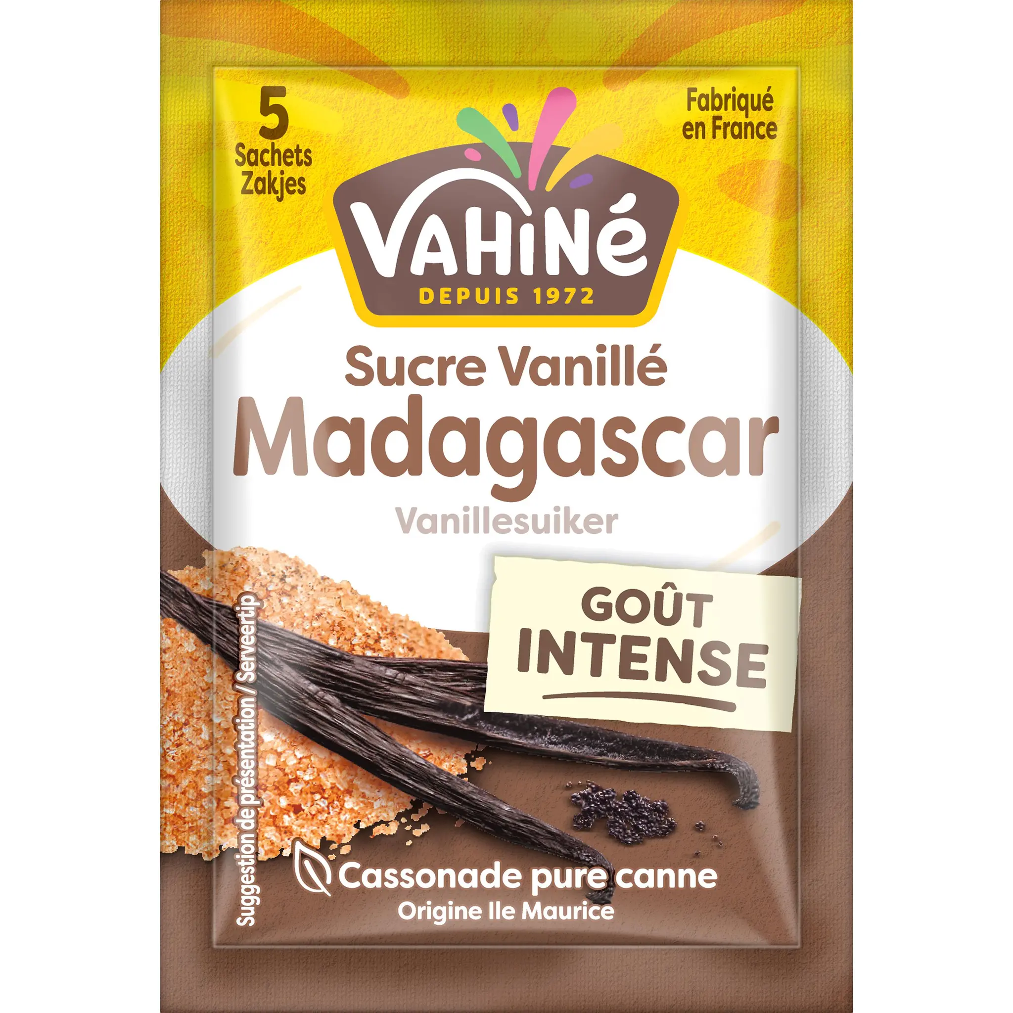 VAHINE Sucre vanillé de Madagascar
