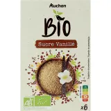 AUCHAN BIO Sucre vanillé