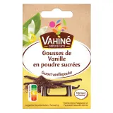 VAHINE Gousses de vanille en poudre sucrées