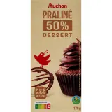 AUCHAN CULTIVONS LE BON Tablette Spécialité au praliné dessert