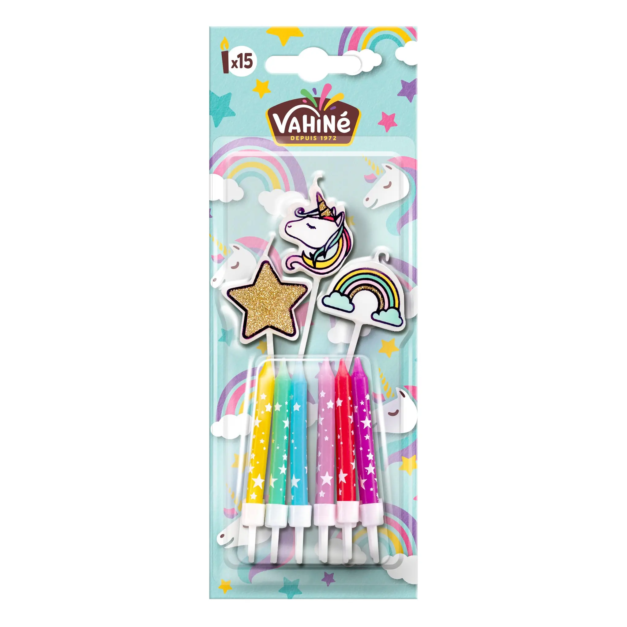 VAHINE Bougies licorne