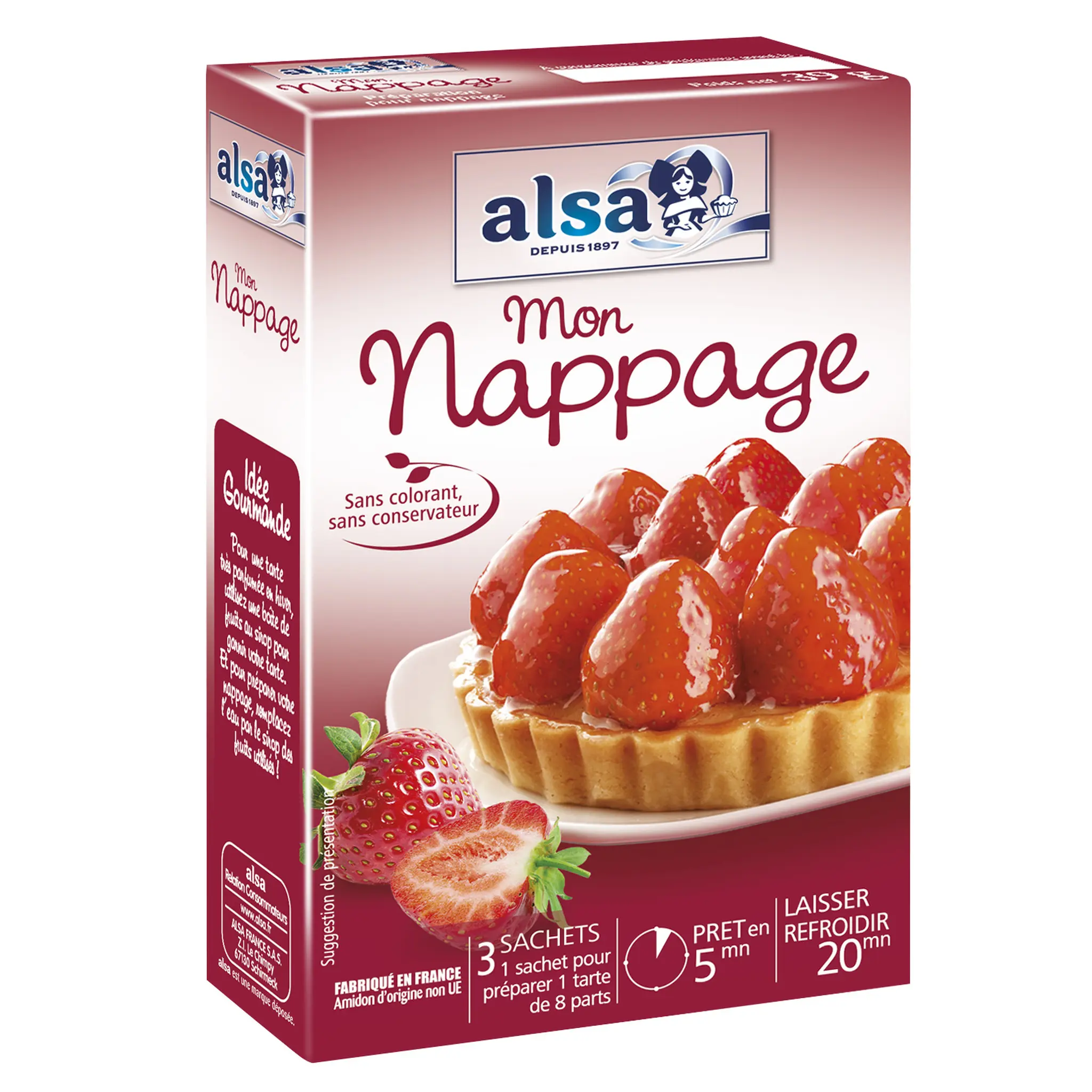 ALSA Préparation Mon Nappage pour tarte