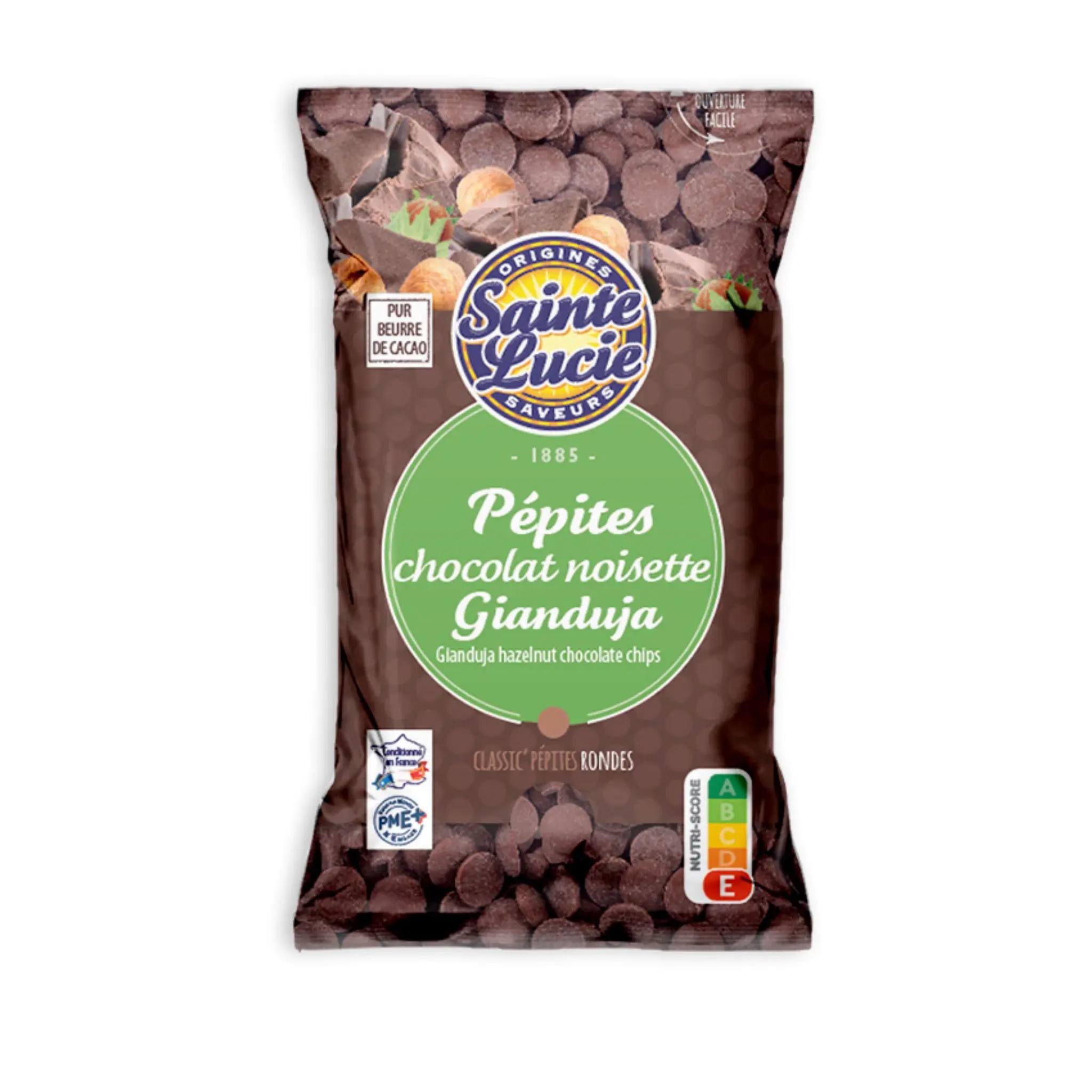 SAINTE LUCIE Pépites de chocolat noisette gianduja