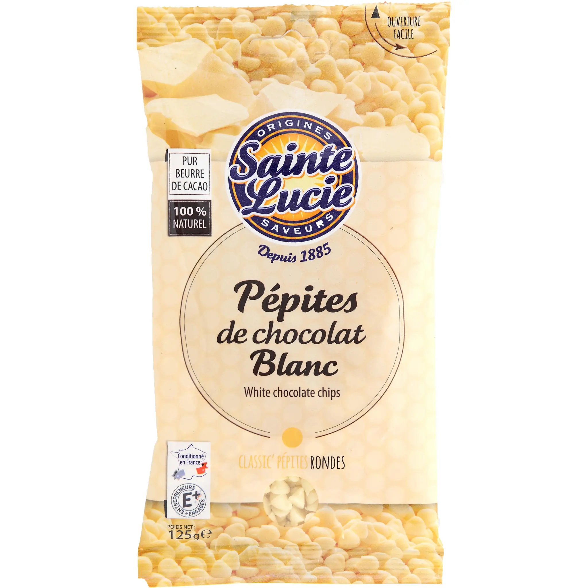 SAINTE LUCIE Pépites de chocolat blanc