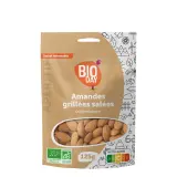 BIODAY Amandes grillées salées bio origine Espagne