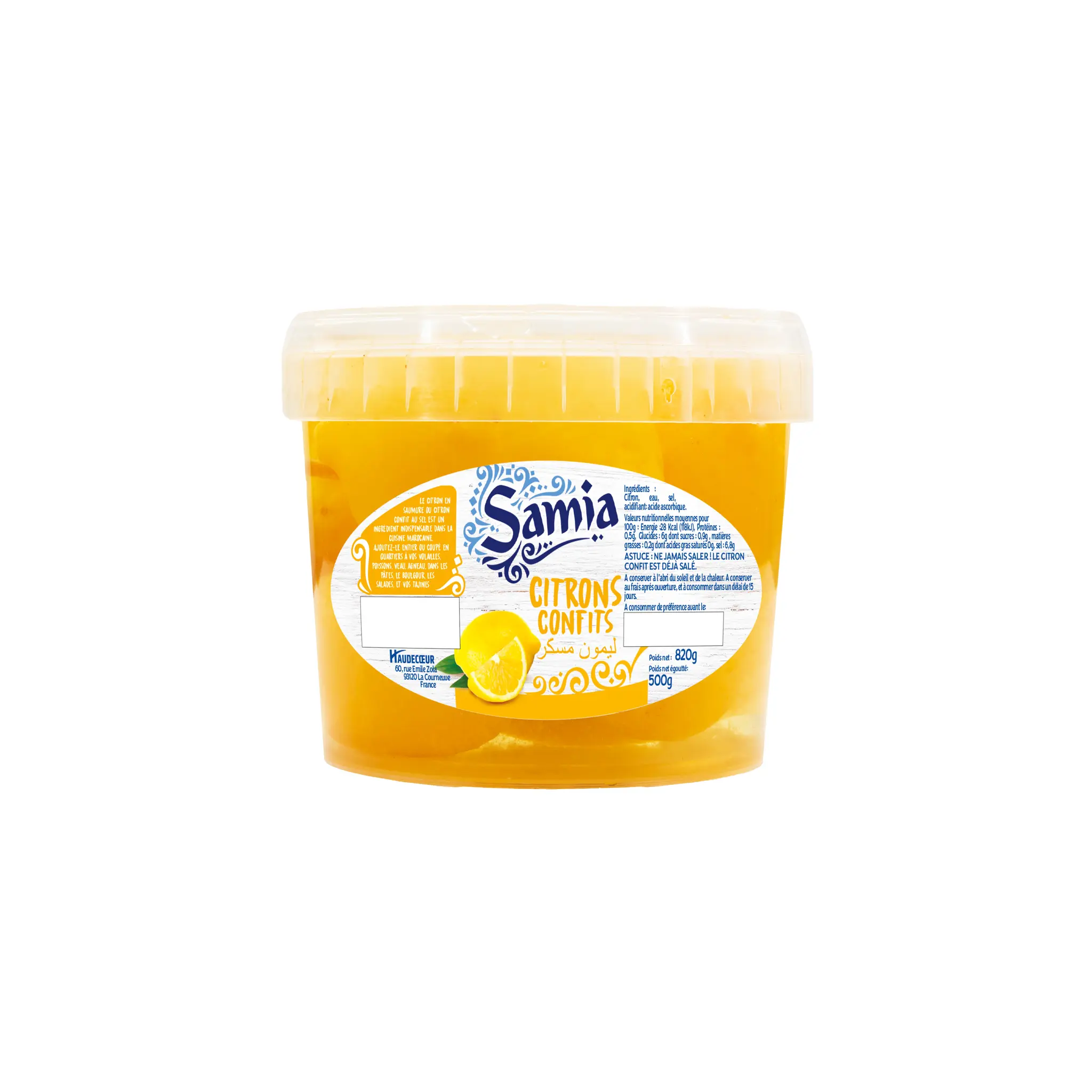 SAMIA citrons confits