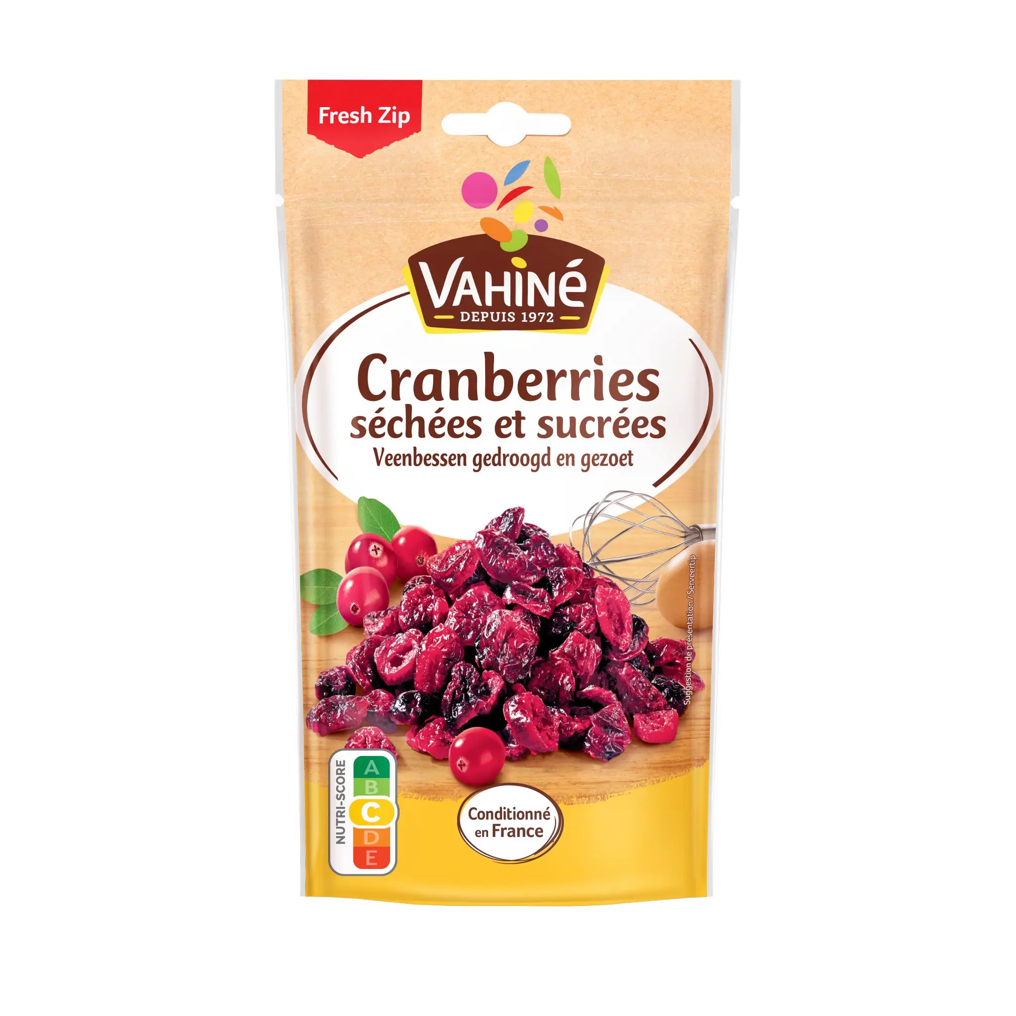 VAHINE Cranberries Fruitées et moelleuses