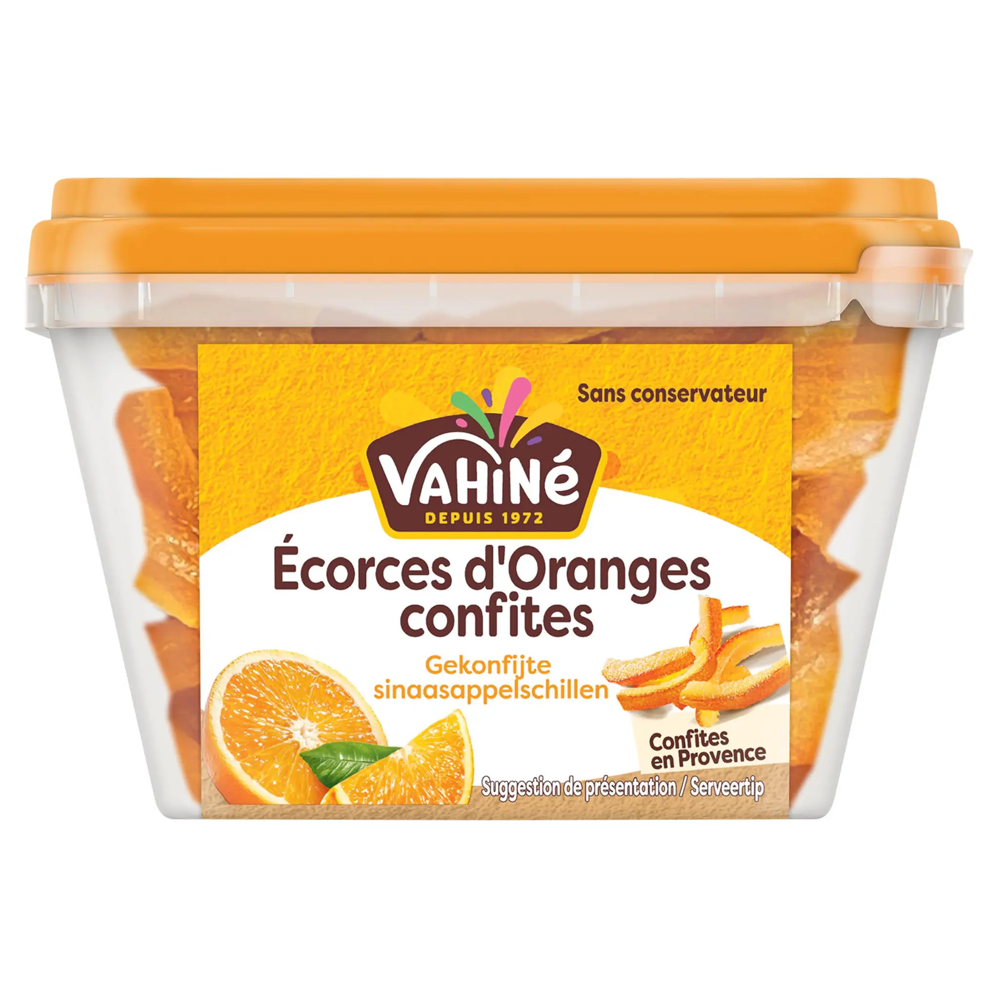 VAHINE Ecorces d'oranges confites sans conservateur