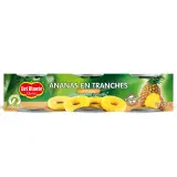 DEL MONTE Ananas en tranches au jus sans sucres ajoutés